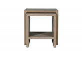 Falun Oak Table Nest - front